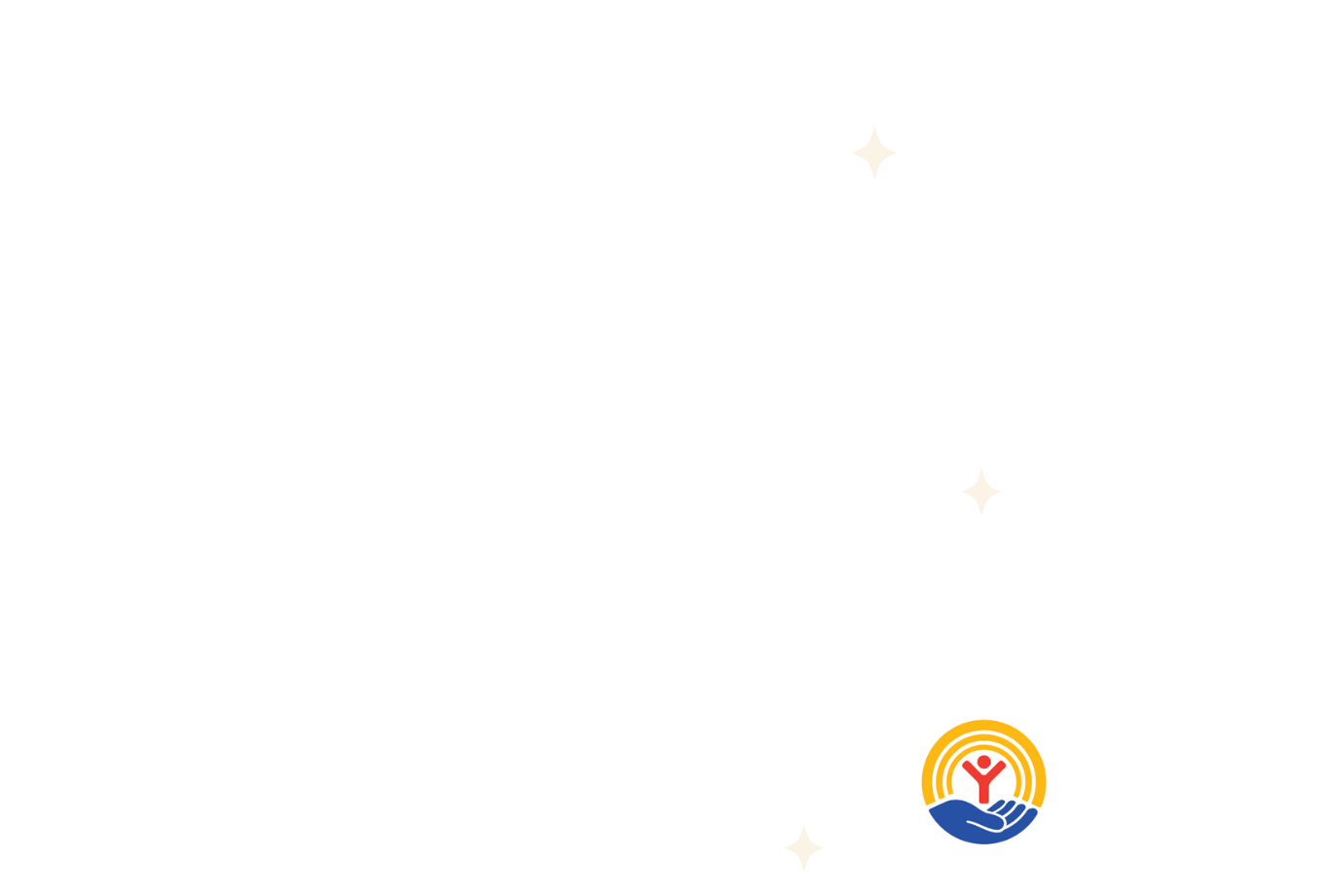 logo bajo las estrellas